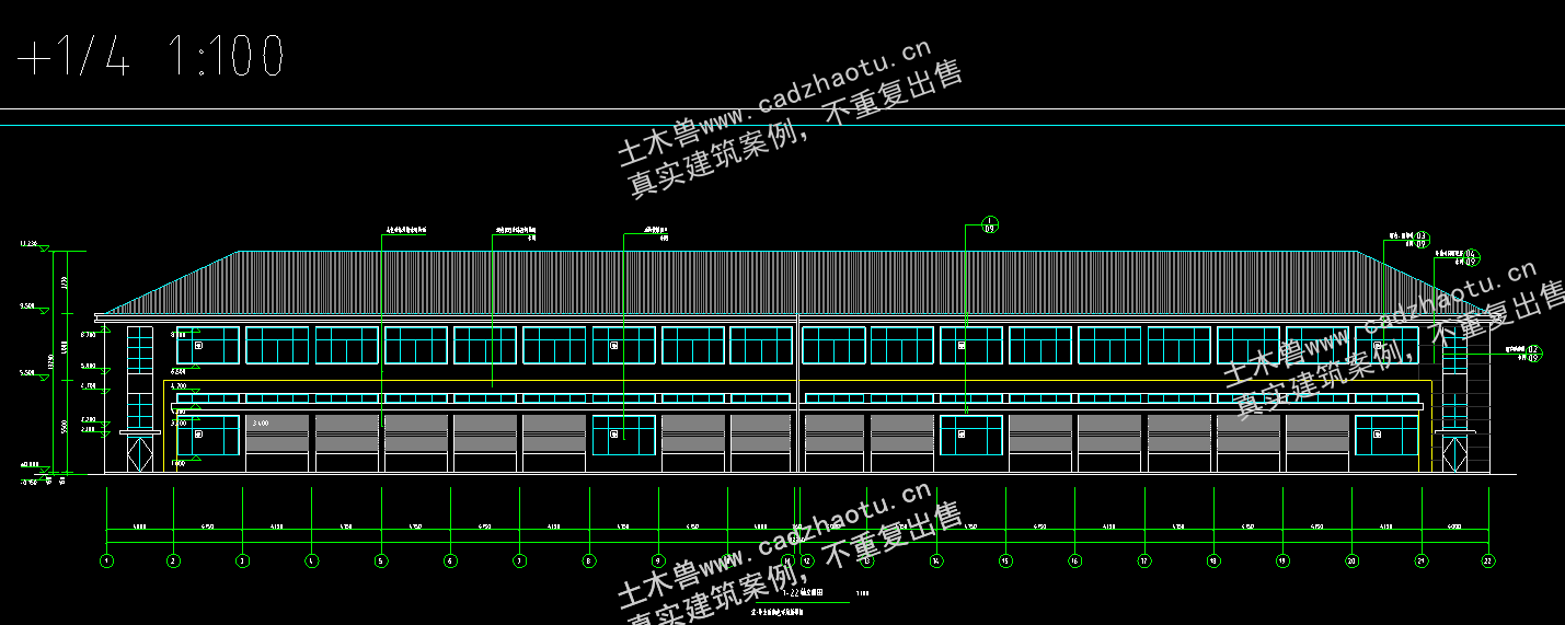2656平2层框架结构村级产业用房(四期)仓库厂房