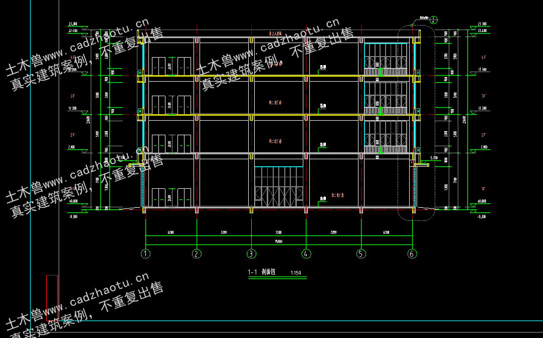 15895平4层框架结构半导体产业园标准化厂房