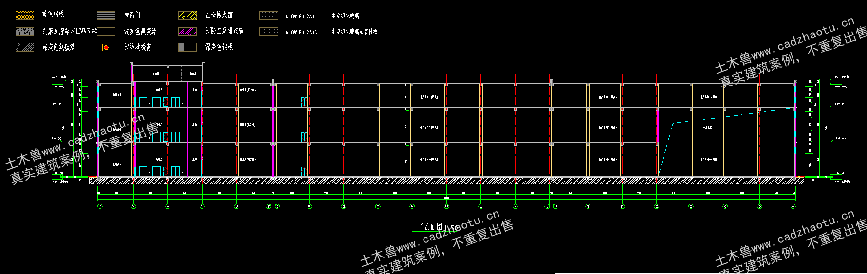38693平3层框架结构县合成生物科技产业园标准化厂房-联合厂房