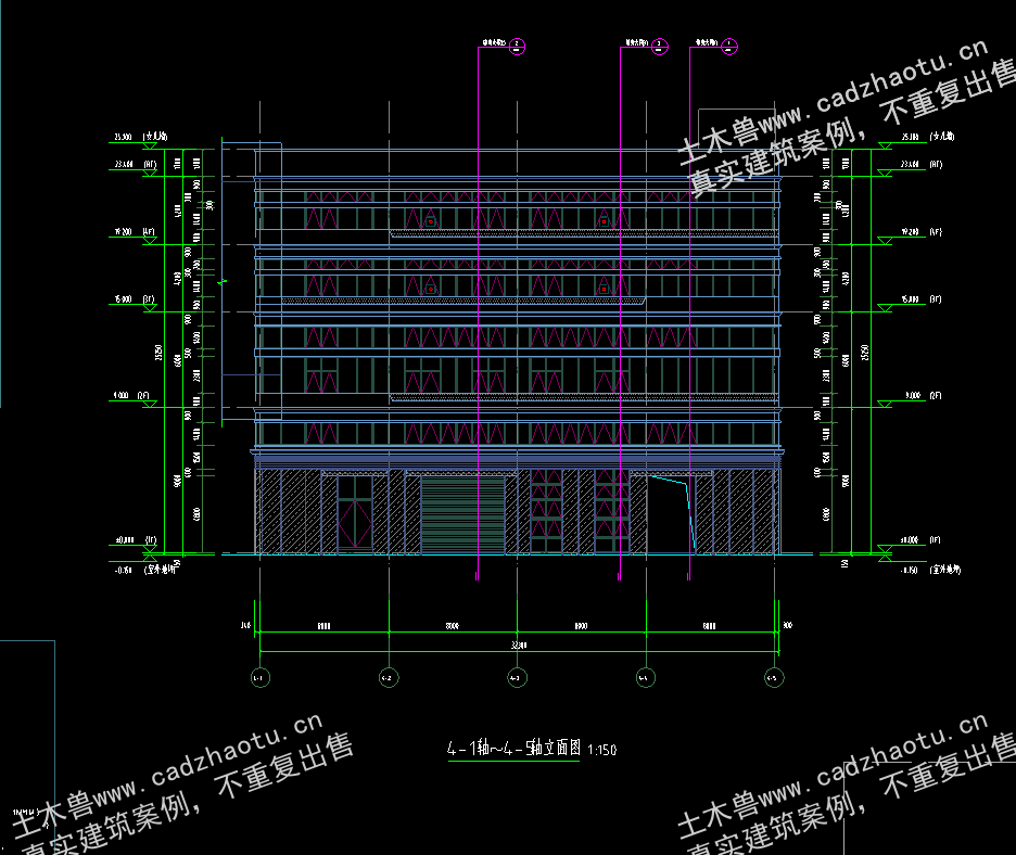 3130平4层框架结构共富产业园一期-4#厂房
