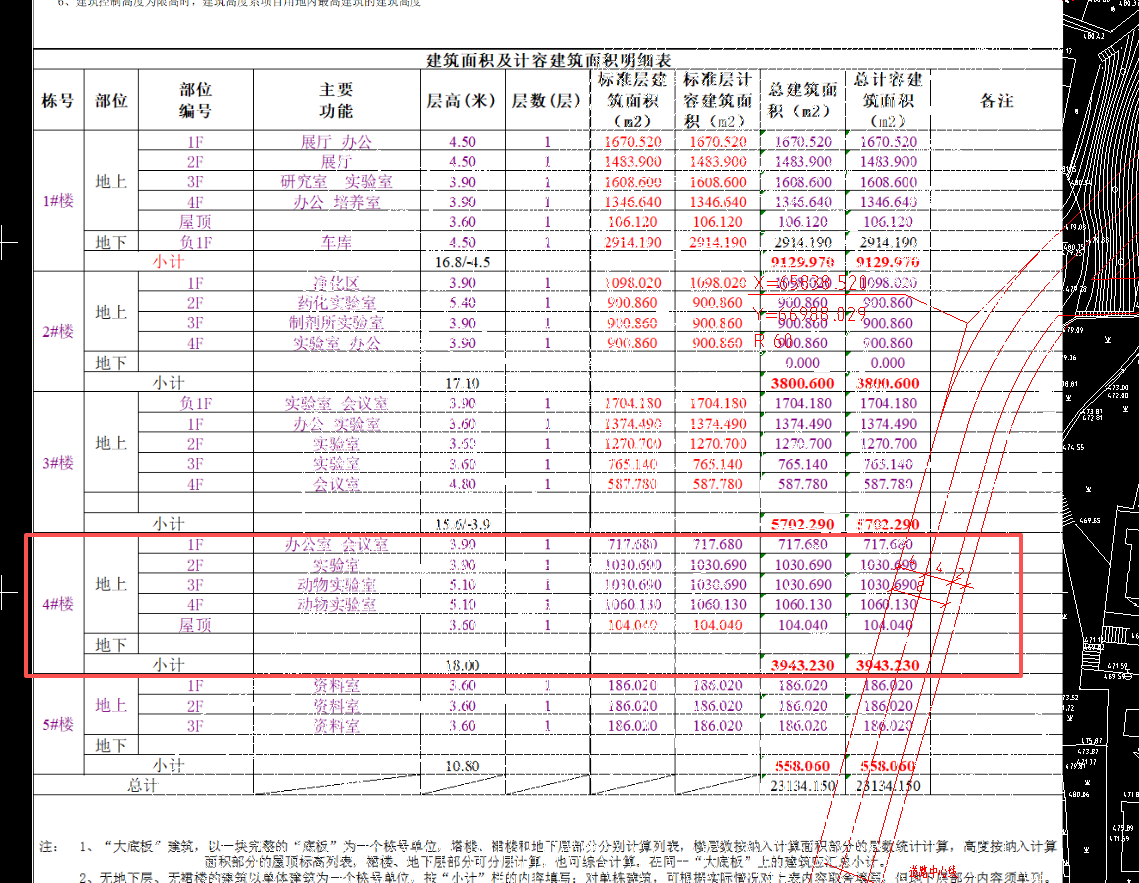 3943平4层框架结构某中药研究院-4#中药临床研究综合楼图纸实拍截图