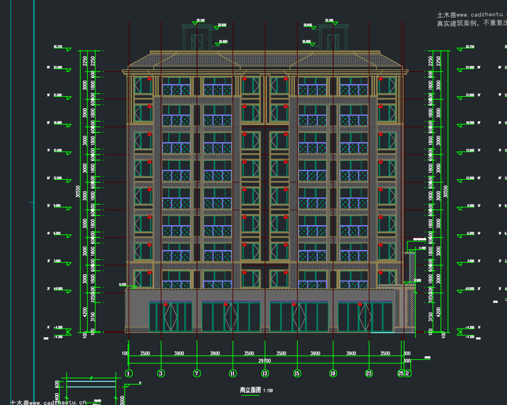 3354平9层框剪结构县社区棚改房西区房-1#住宅楼-分析表 建筑CAD施工图纸